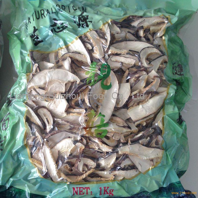 White Dried Shiitake Mushroom Slices without Stem