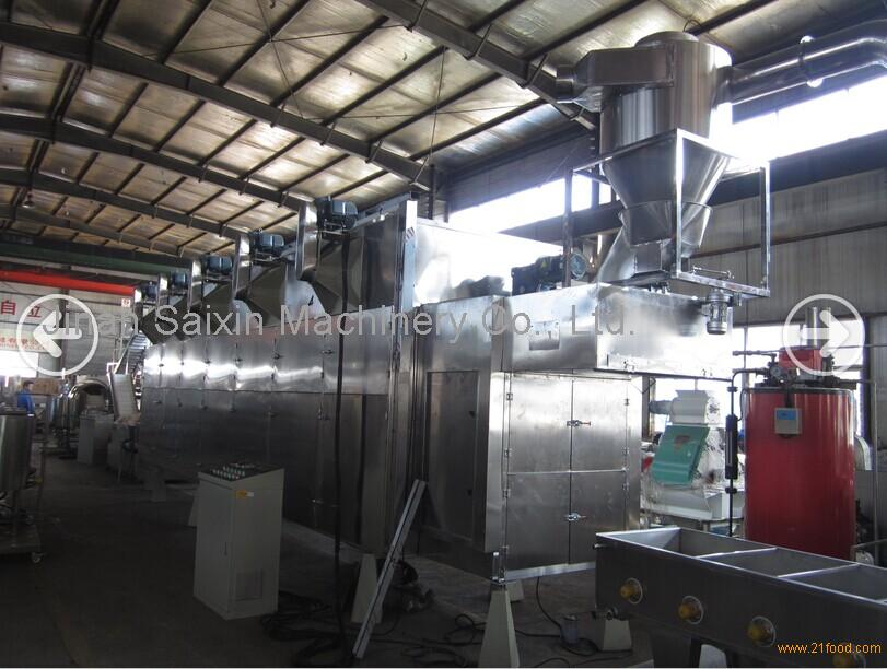 steam and electricity or diesel gas Snacks food dryer roaster,snack oven dryer