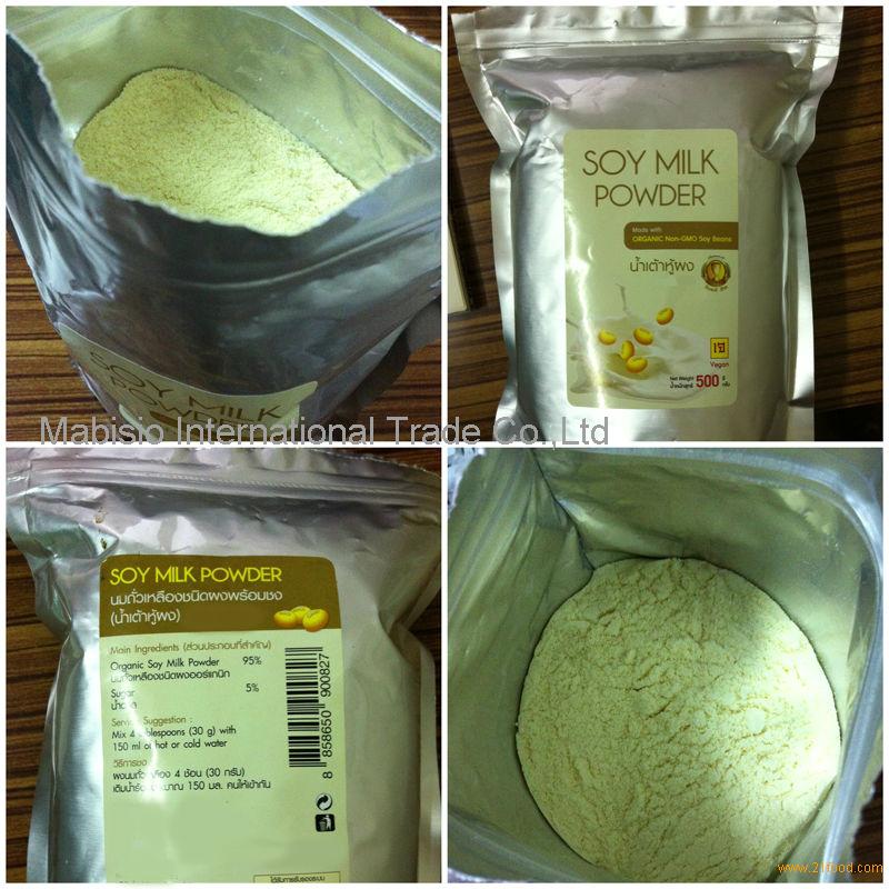 High Protein Pure Organic instant soy milk powder soya milk from