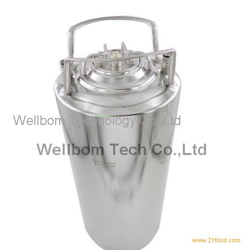 Gallon L New Stainless Steel Ball Lock Cornelius Style Beer Ob Keg