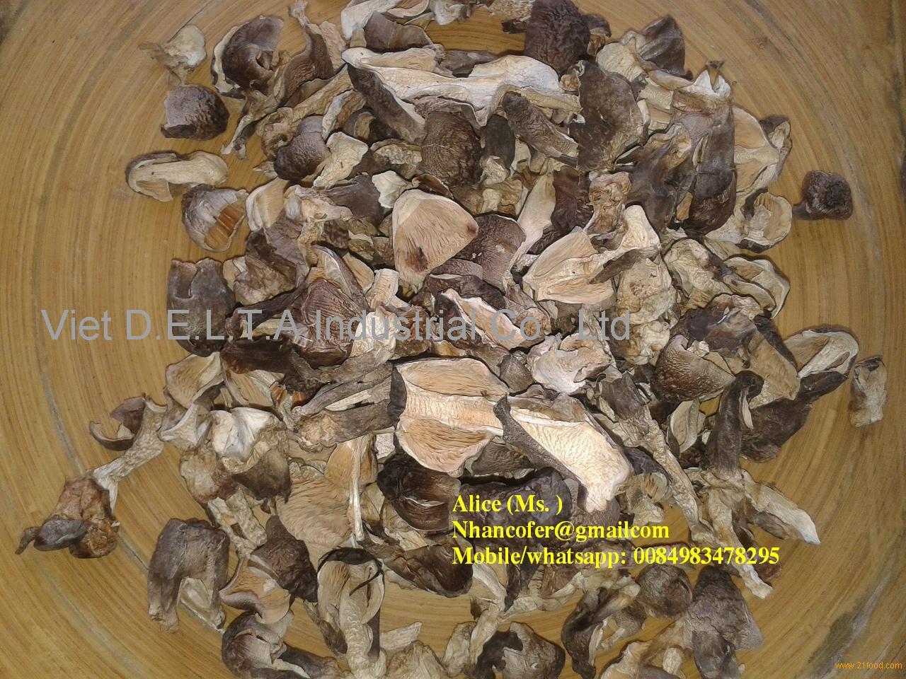 Organic Dried Straw Mushroom - N_m m_ r_m VIETNAM