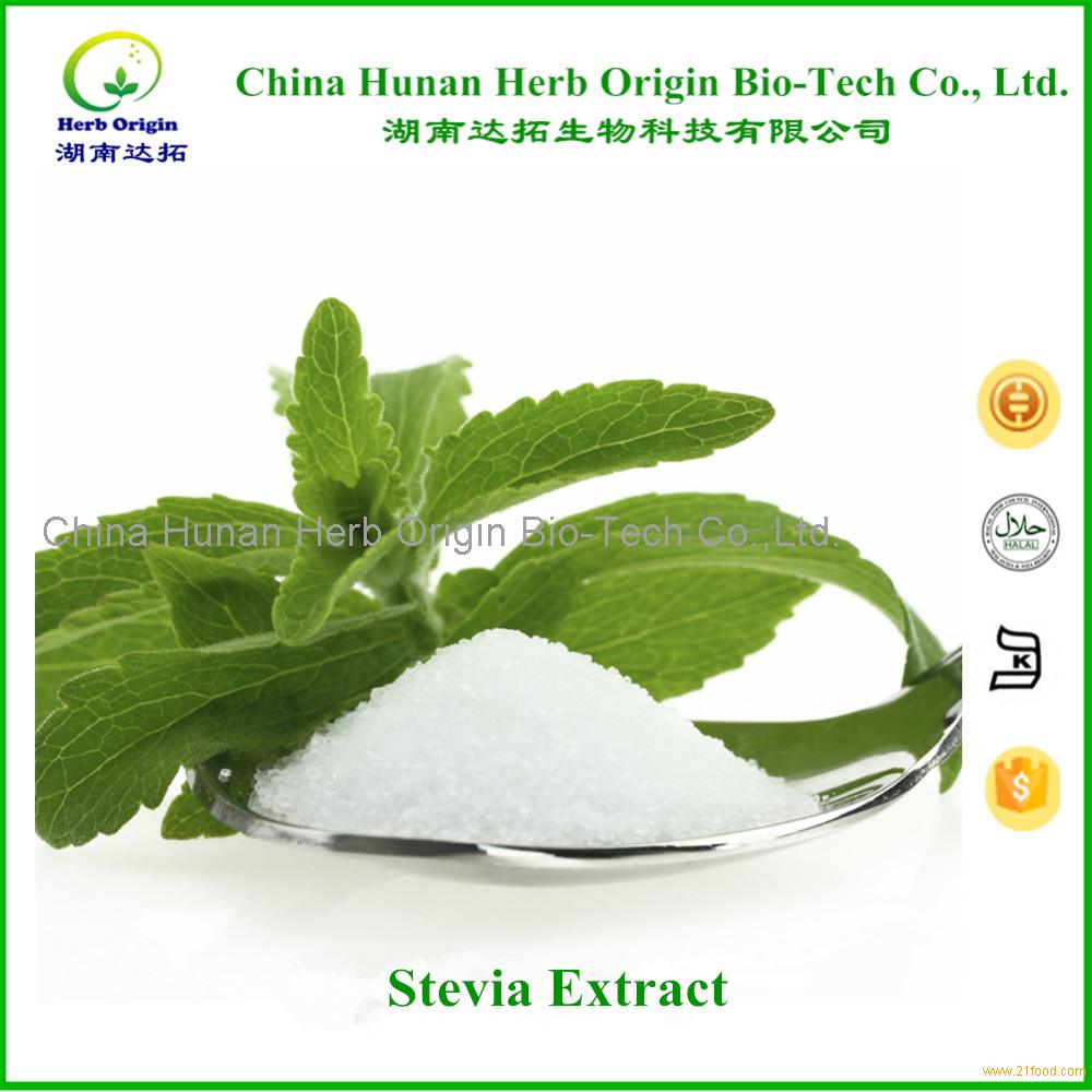 China Stevia Stevioside Manufacture Pure Organic Stevia Extract With