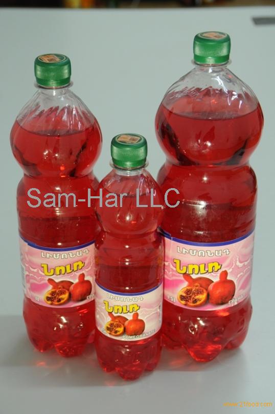 Pomegranate Carbonated Soft Drinks in PET Bottles products,Armenia Pomegranate Carbonated Soft
