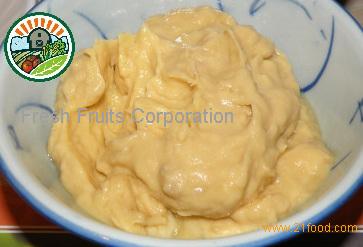 Durian Puree - IQF Durian Puree from Fresh Fruits Corporation