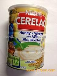 Nestle Cerelac Rice & 3 крупы с молоком 400гр жесть.