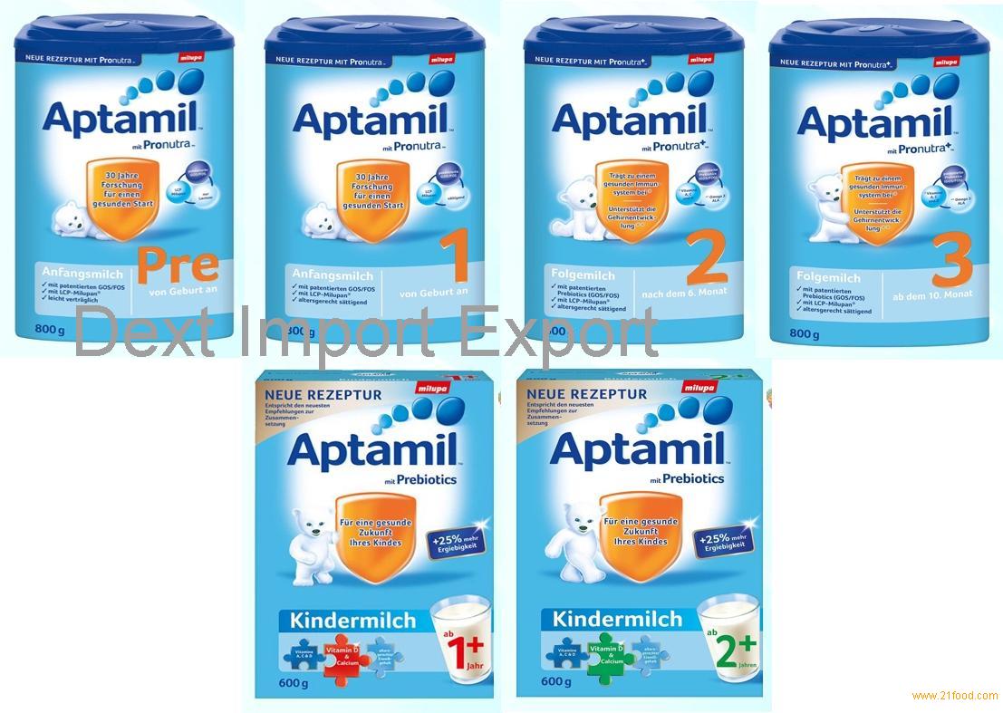 German Aptamil 3 mit Pronutra Folgemilch 800g available for