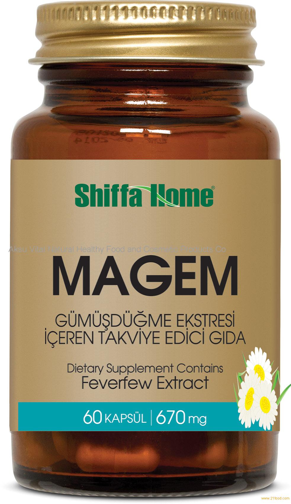 Feverfew extract Capsule Magem Capsule Dietary Supplement for Migraine