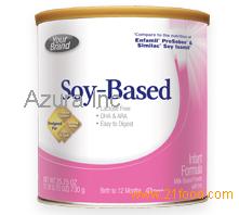 Soy based baby formula