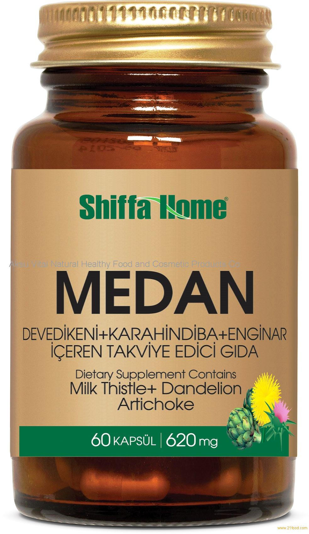 Medan Milk Thistle Extract Capsule Nutrition Supplement for Liver