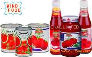Canned tomato paste in good quality and great taste