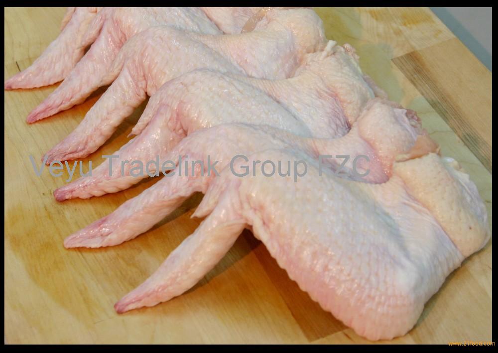 HALAL PROCESSED FROZEN WHOLE CHICKEN WINGS