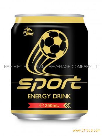250ml Aluminium Sport Energy Drink