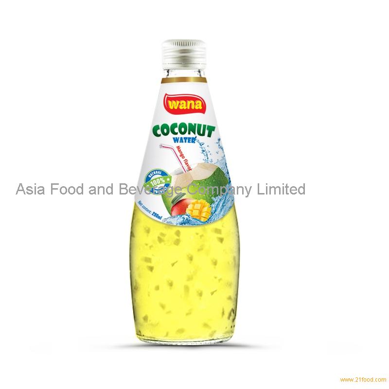 Coconut Water with Mango 290ml glass bottle