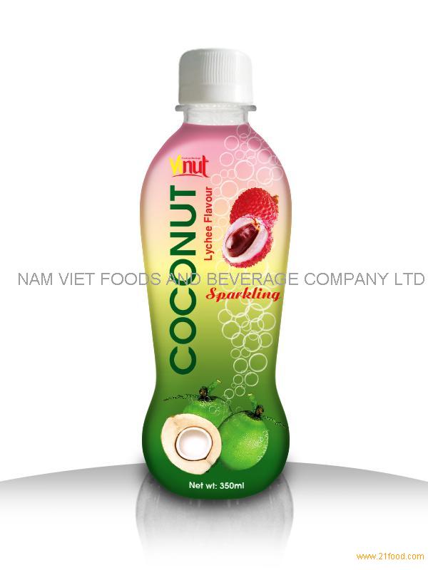 350ml Lychee Sparkling Coconut water