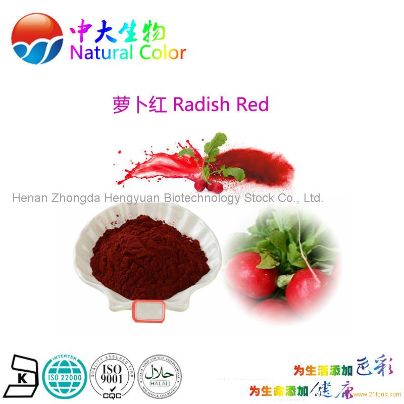 natural red radish color food additives pigment