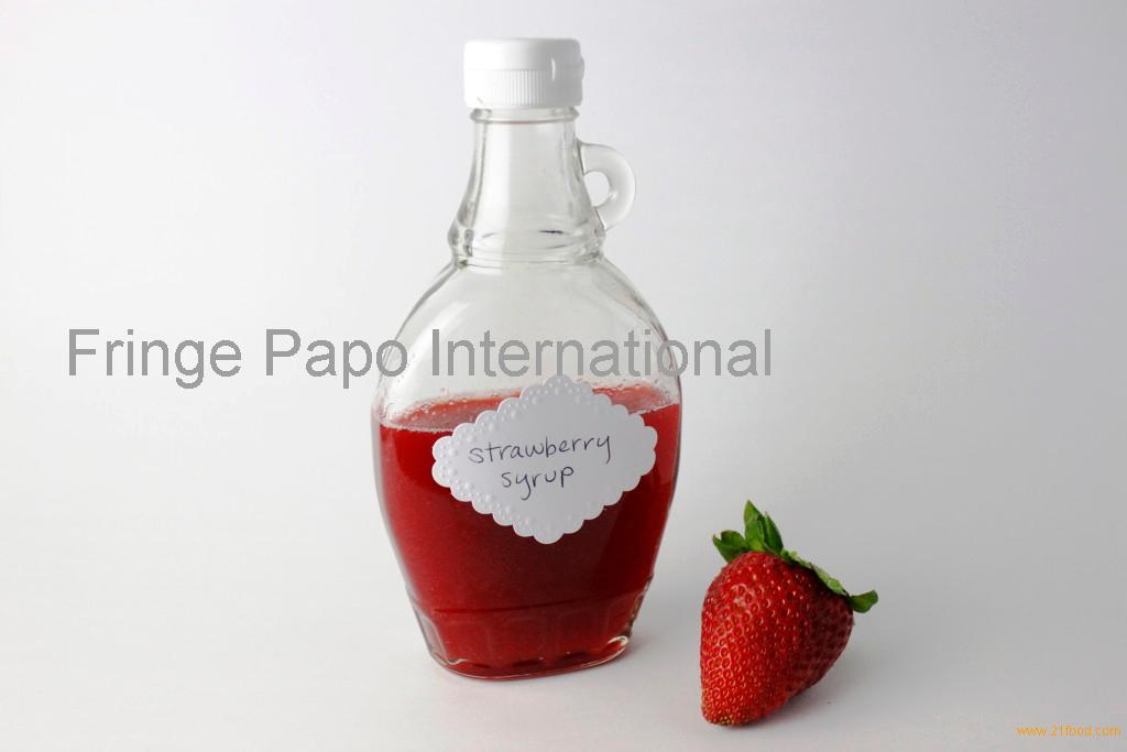 Flavored Syrup (strawberry),india Papo Price Supplier - 21food