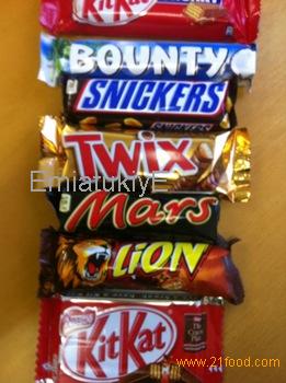 Quality Snickers,Twix,Mars,Bounty