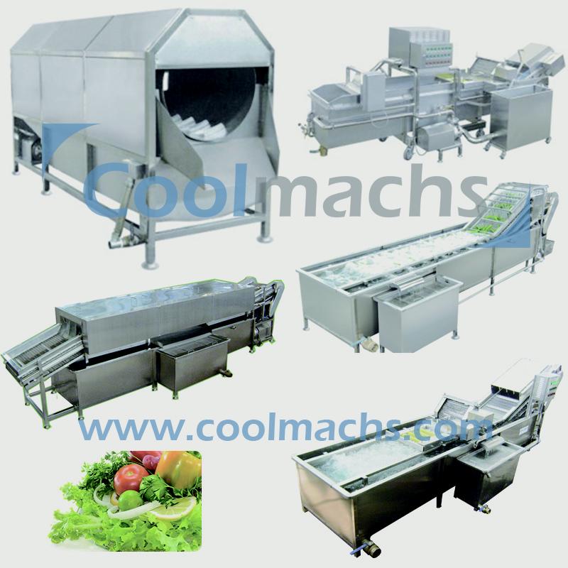 Washing Machine for Vegetables and Fruits Processing Line