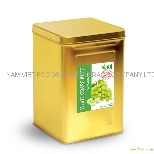 18kg Box White Grape Juice Concentrate
