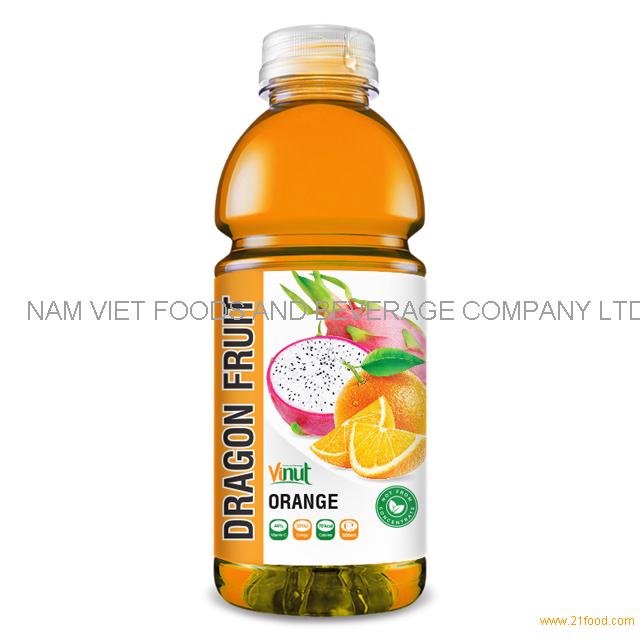 525ml Bottle Dragon Fruit Juice with Orange Drink