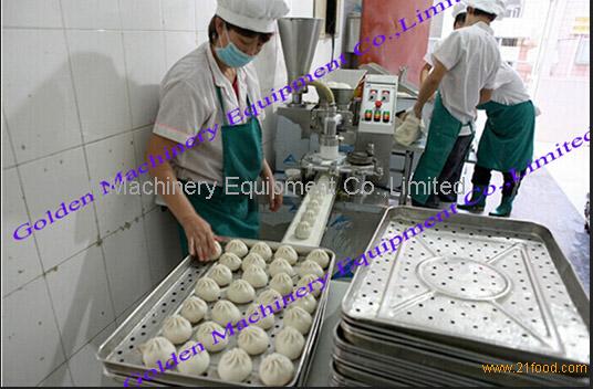Automatic Meat Steam Bun French Stuffed Bread Making Machine