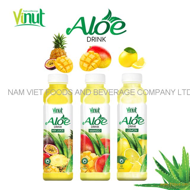 VINUT 500ml best selling original aloe vera juice drink with pulp