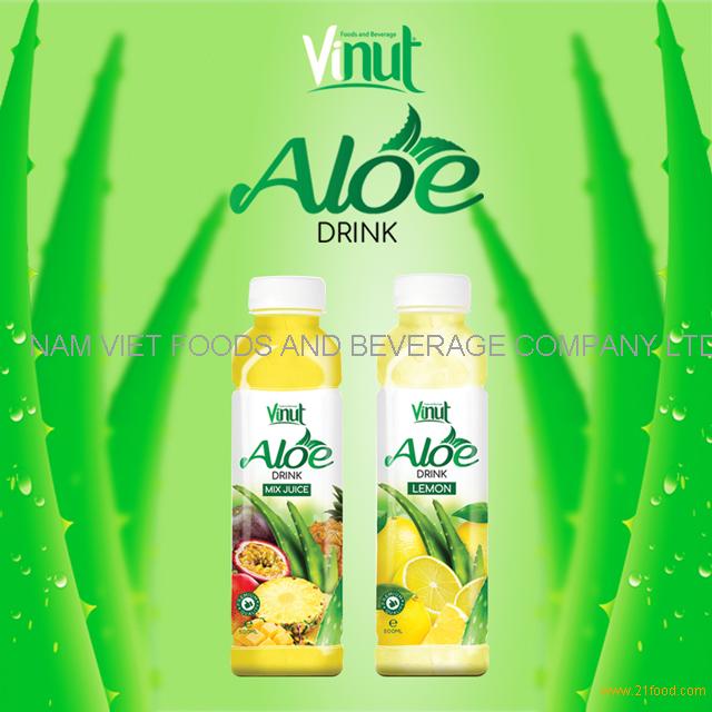 VINUT original flavored and fresh aloe vera drink with pulp