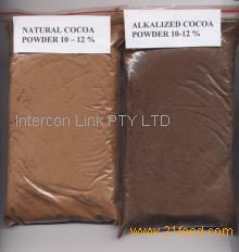 Natural And Alkalized Cocoa Powder and Cocoa Nibs