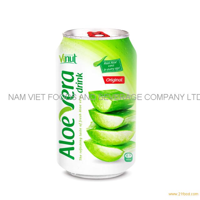 330ml Cans Original taste Aloe vera drink (pack of 24)