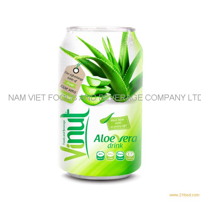 Cans Fresh Aloe vera drink 330ml (Pack of 24)