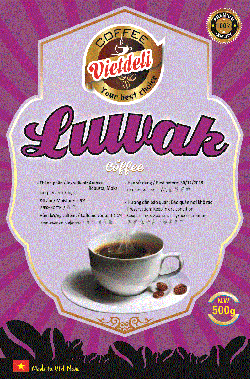 Sell LUWAK ROASTED COFFEE BEANS - VIETDELI