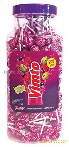 VIMTO Flavoured Lollies 200 Per Jar,Cameroon VIMTO Flavoured Lollies ...