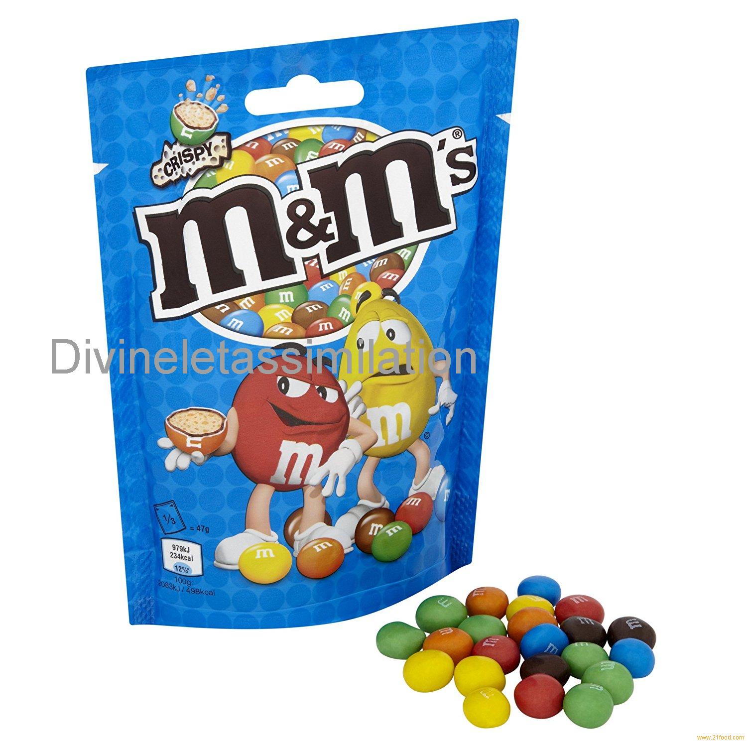 M&M's Crispy Chocolate Pouch, 121 g