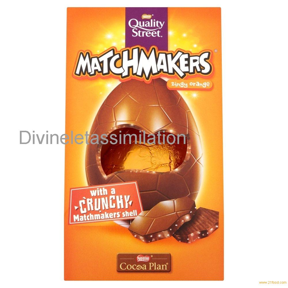 Nestle Quality Street Matchmakers Zingy Orange Inclusion Egg Chocolate, 162 g 1