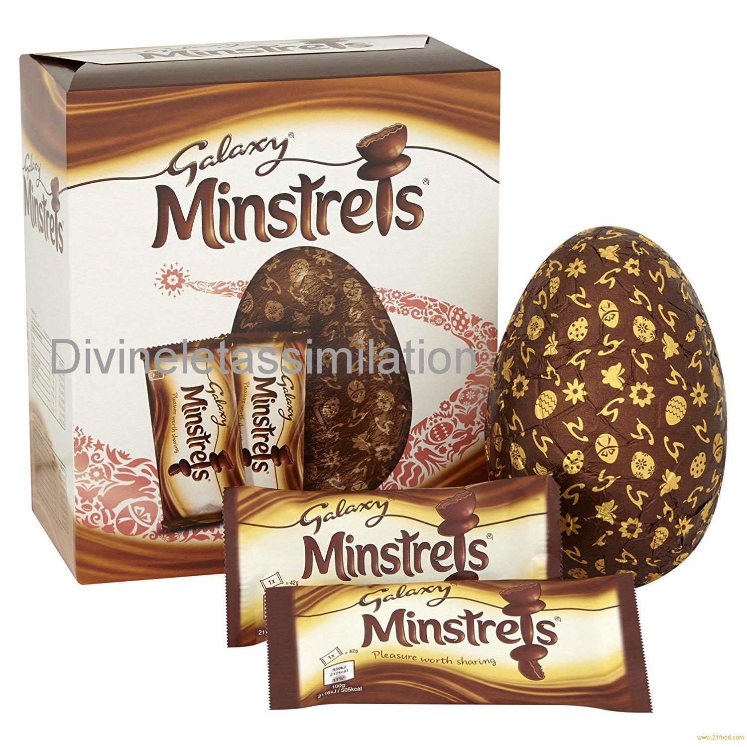 Galaxy Minstrels Chocolate Egg 262g, Large