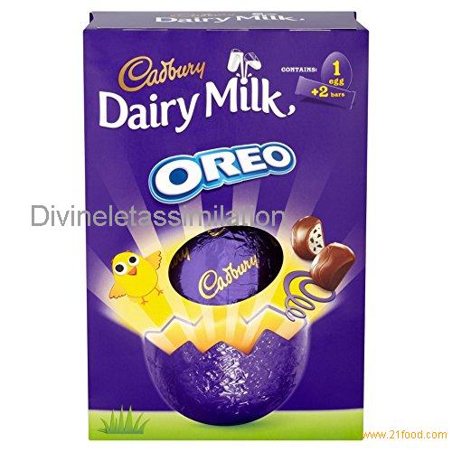 Cadbury Dairy Milk with Oreo Large Easter Egg Chocolate, 278 g