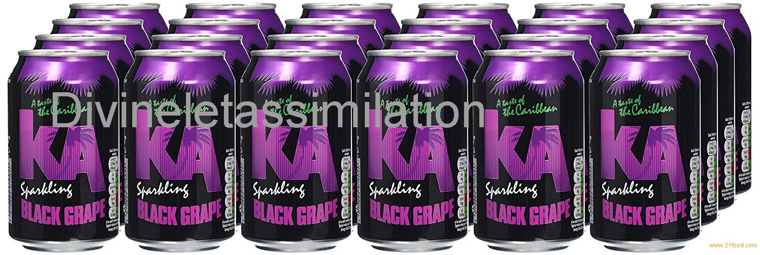 KA Sparkling Black Grape Cans, 330 ml, Pack of 24 from Cameroon Selling ...