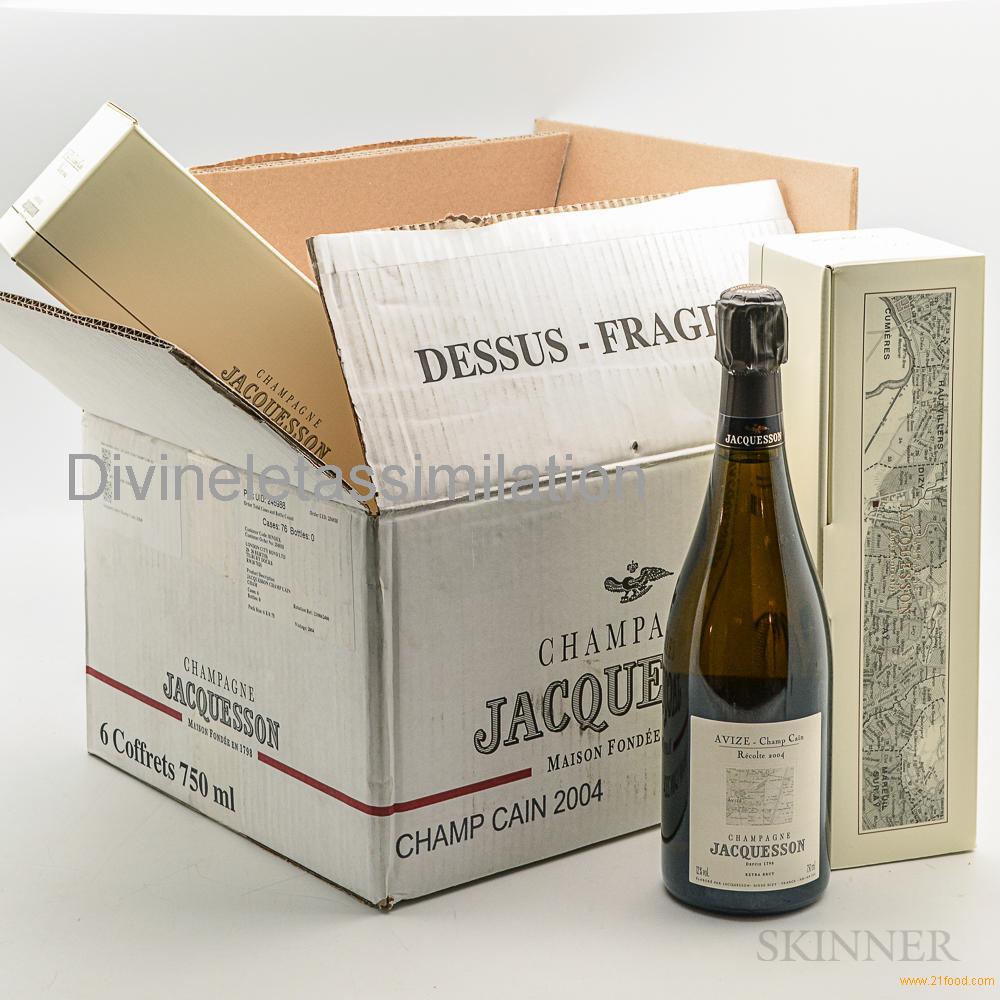 Jacquesson Champ Cain 2004, 6 bottles (individual ogb)