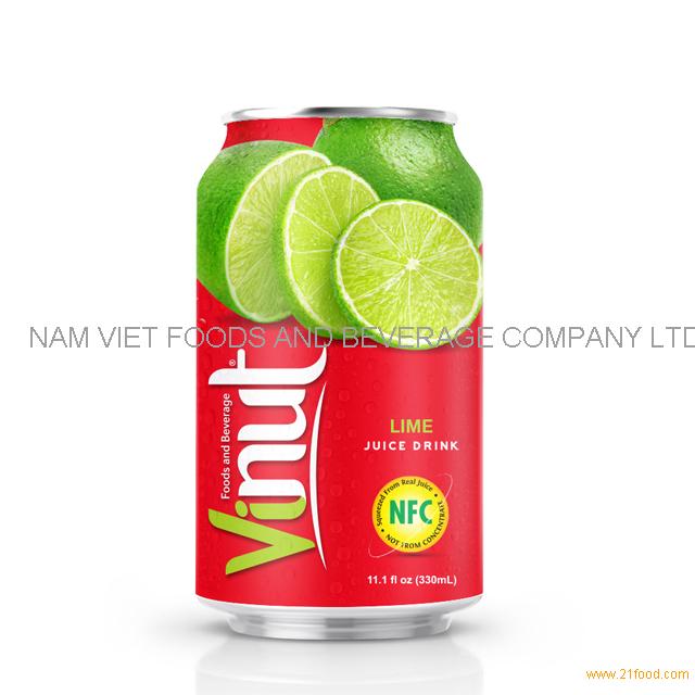 330ml Canned Lime juice drink