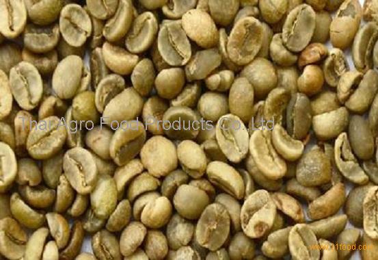 Washed arabica green coffee beans / Unwashed arabica green coffee beans ...