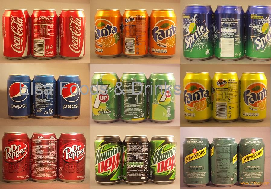 Coca-Cola,Sprite,Fanta,Pepsi,355 мл