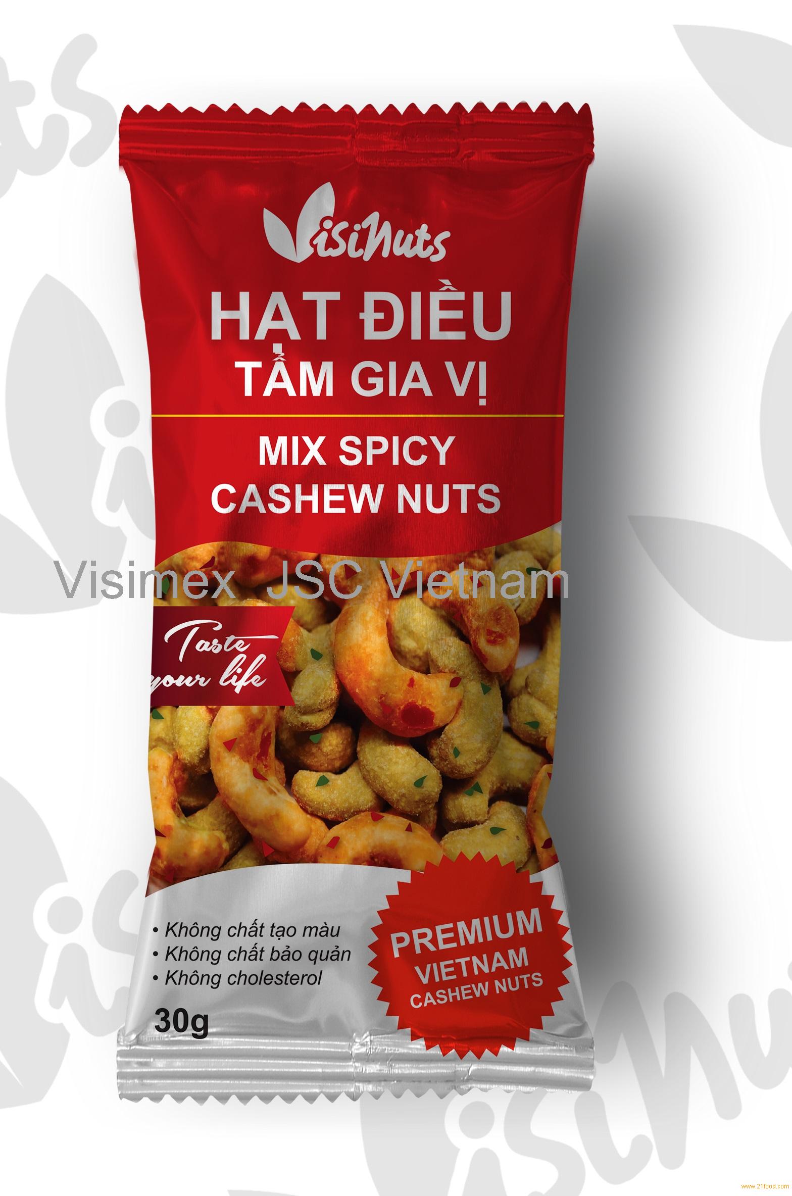 SPICY FRIED CASHEW NUT,Vietnam VISINUTS price supplier - 21food