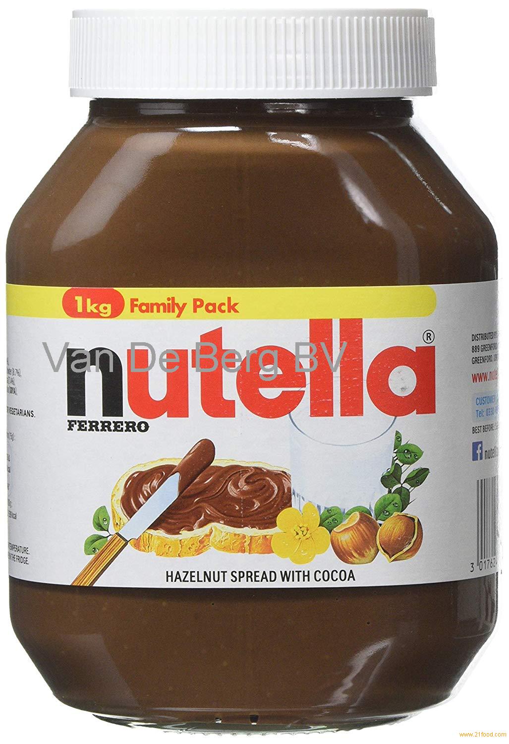 Nutella Hazelnut Chocolate Spread, 1 Kg,Netherlands Nutella price ...