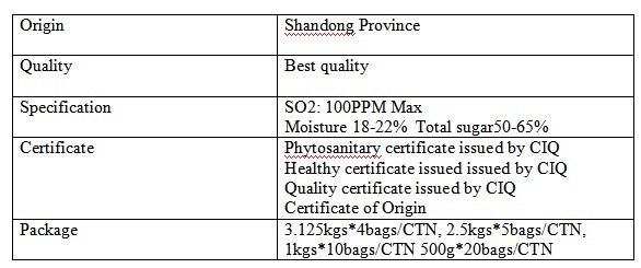Best Quality and New Crop Dried Peach