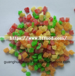 Best Quality and Mixed Color Dried Pineapple Dices