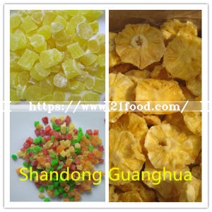 Best Quality and Mixed Color Dried Pineapple Dices