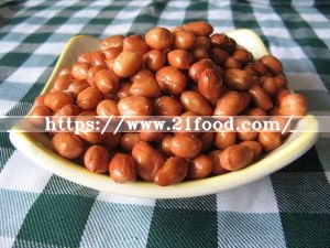 Long Shape Peanut Kernals with Red Skin