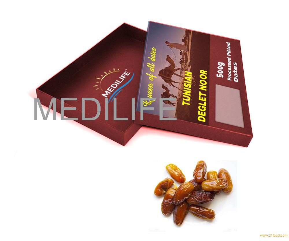 Processed Pitted Dates ,carton box 500 gr, Primium Quality Dates