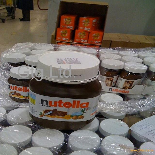 Ferrero Nutella Chocolate Spread in jars 350g, 400g, 600g, 750,800gr, 1kg  and 5kg.