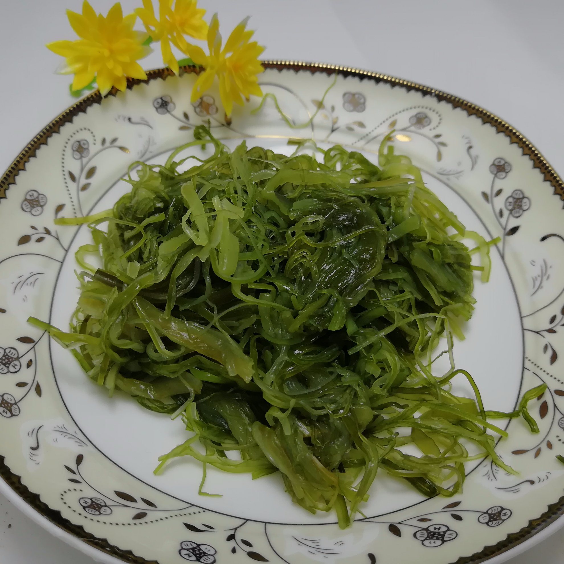 Edible Frozen Seaweed Wakame Cut Stem Wholesale